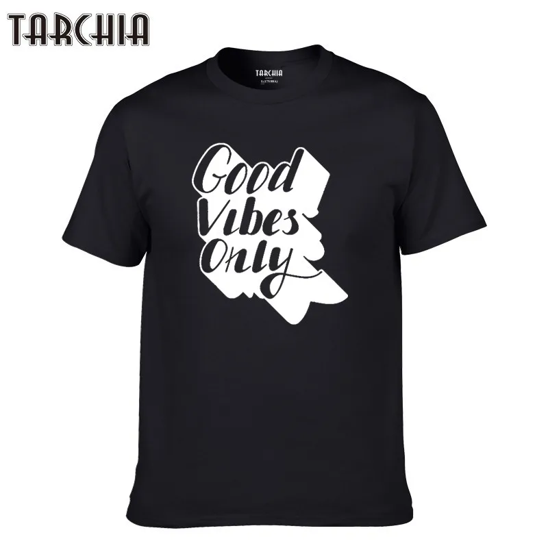 TARCHIA 2021 хлопковые топы с Летняя футболка короткими рукавами повседневные Slim Fit в