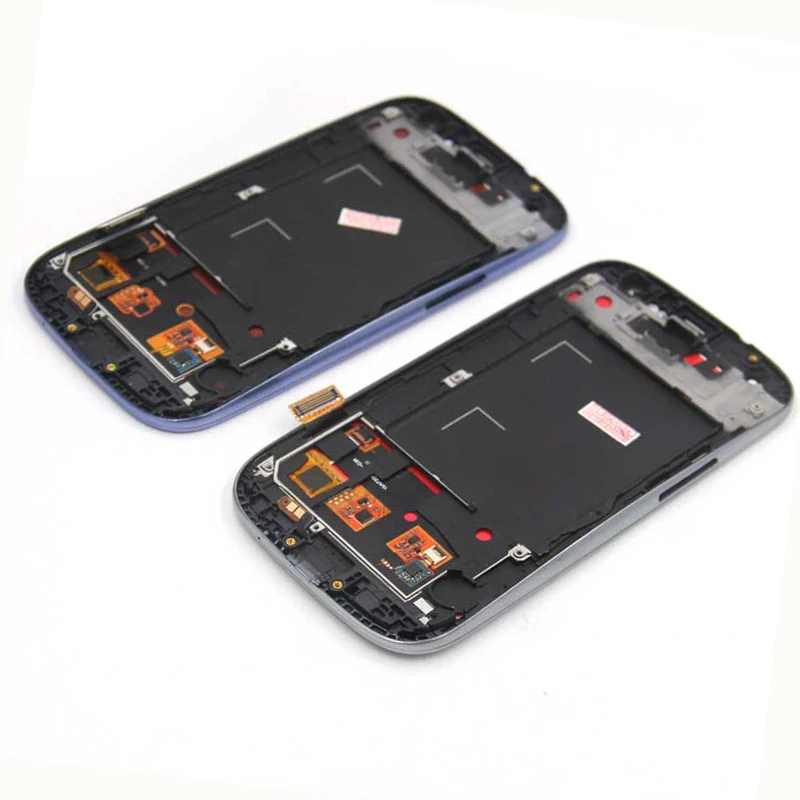 ЖК-дисплей i9300 совместимый с Samsung Galaxy S III S3 сенсорный дигитайзер сменной рамкой |