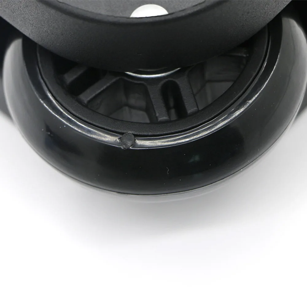 Один комплект заменяемых колес для чемодана GUGULUZA, черного цвета, направленного типа D034.