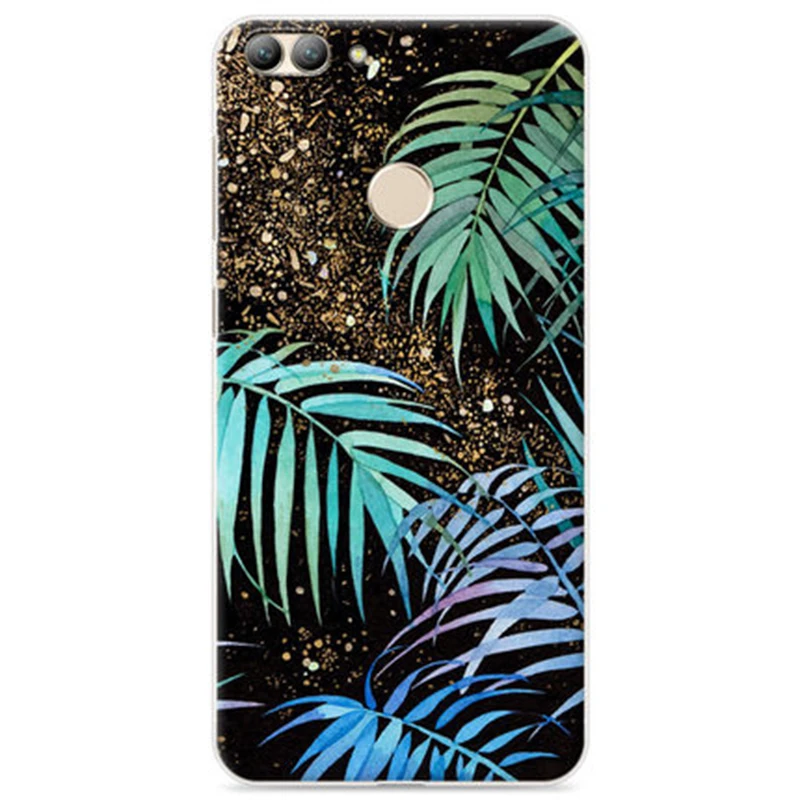 Чехлы для Huawei P Smart мягкий милый мультяшный чехол из ТПУ чехлы телефонов PSmart
