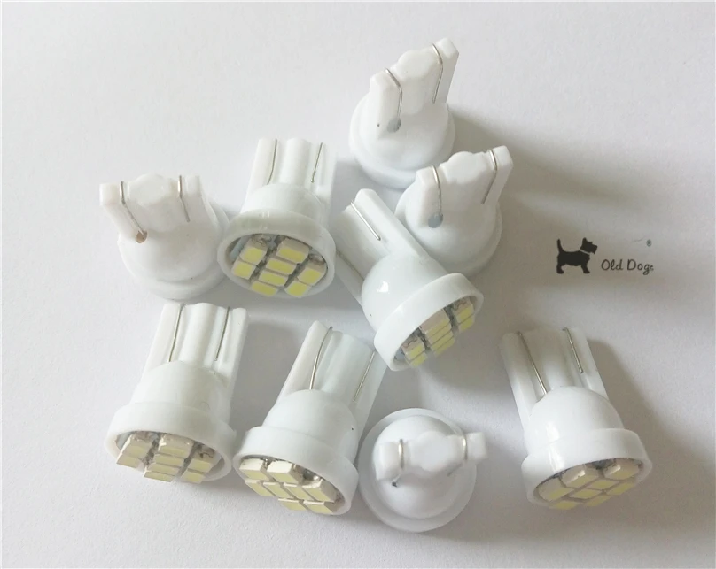 50 Pcs Led T10 8 smd 1206 8leds 8SMD Car Interior Light 194 168 192 W5W 3020 Auto Wedge Lighting DC car styling free shipping | Автомобили