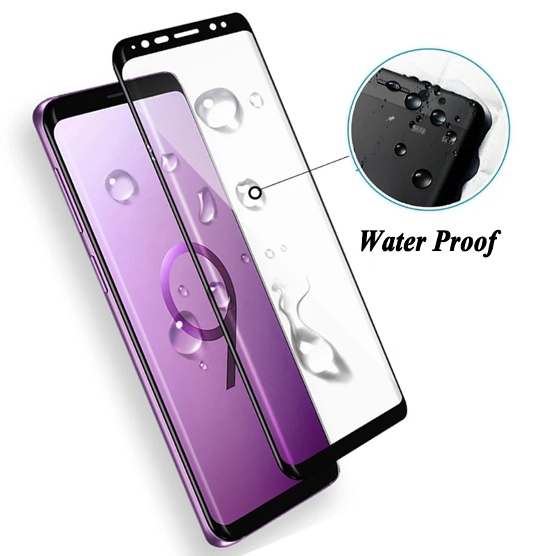 3D полное покрытие для Samsung Note 9 Защитное стекло экрана на Galaxy S8 S9 Plus S 8 защитное Note8
