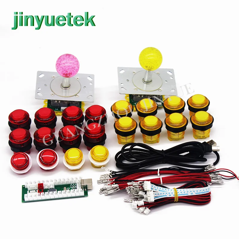 2 шт. джойстик 20 HAPP кнопка плеера USB для jamma PC PS3 Raspberry ip плата контроллера аркадных