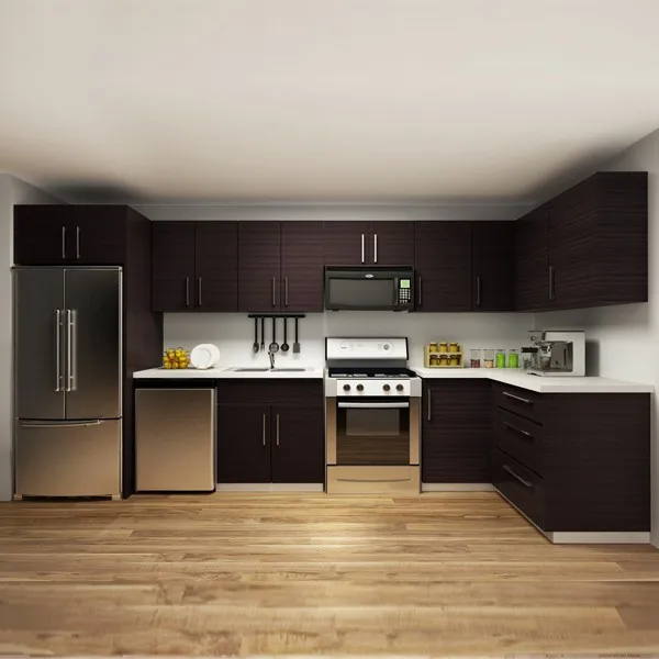 2014 Американский Проект меламиновые кухонные шкафы деревянная мебель|furniture kitchen