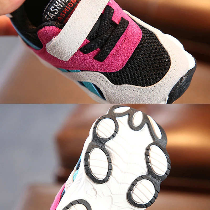 Кроссовки детские Нескользящие мягкая спортивная обувь для девочек