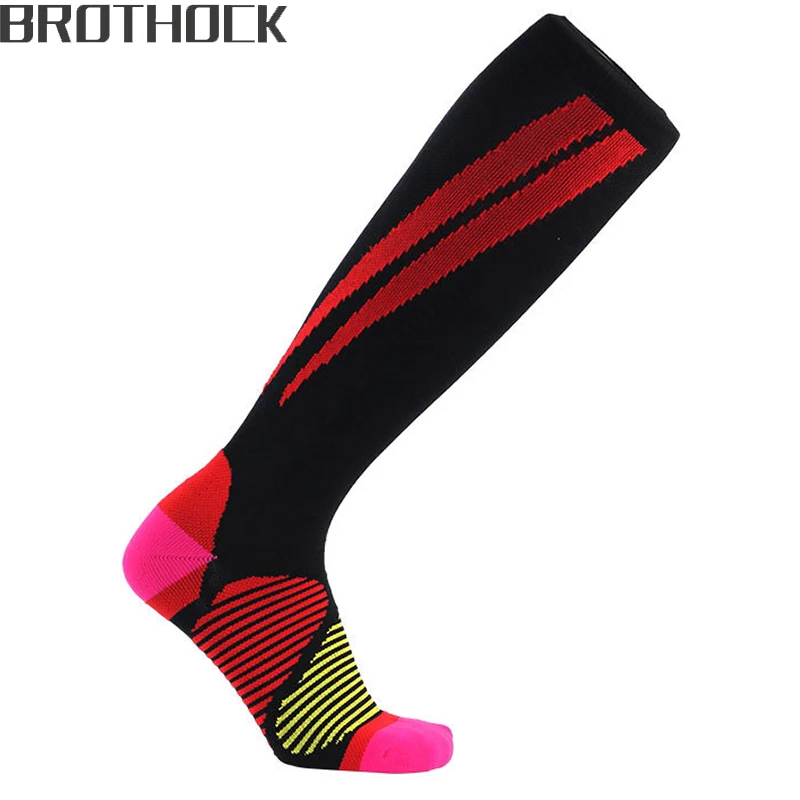 Brothock носки для бега новые функциональные нейлоновые тренировочные полосатые