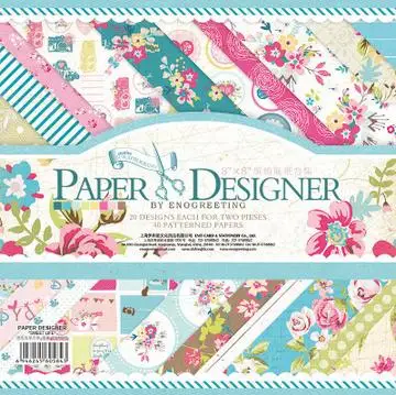 Cute Scrapbooking Set Lovely 12*12&quot Sheet Pad Paper Kit Desinger Stickers Diary Decor Cartoon Wholesale | Дом и сад