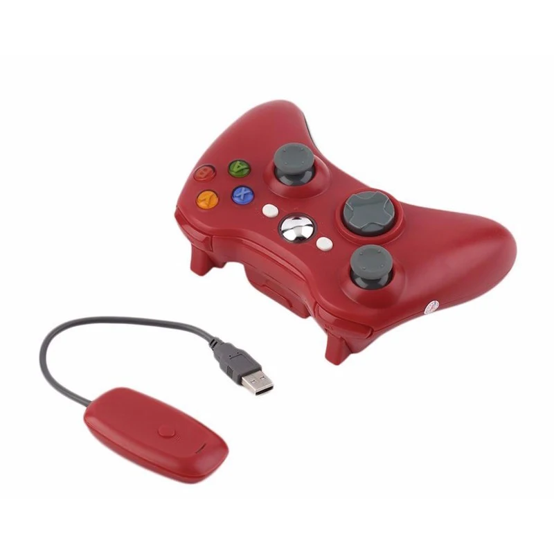 Red 2,4G Bluetooth беспроводной игровой геймпад для microsoft xbox 360 контроллер игровой коврик контроллер Джойстик консоль для ПК xbox 360 - Цвет: Red