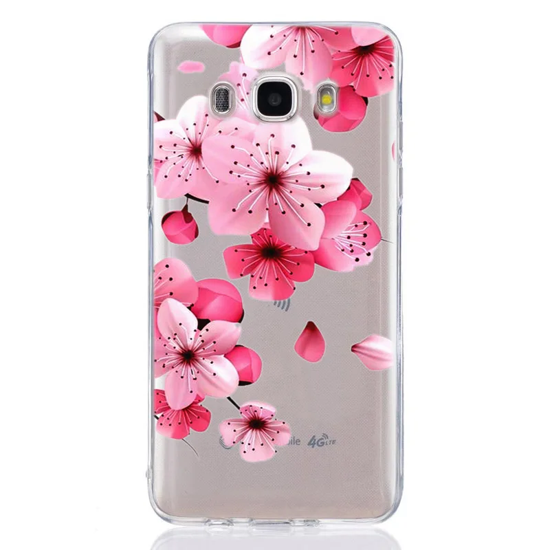 For Samsung Galaxy J1 J2 J3 J5 J7 prime J120 J320 J330 J530F TPU Colorful Soft Rose Flower Painted Desig Cover Case Fundas E331 |