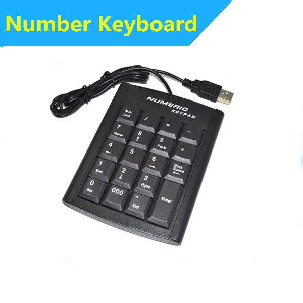 Мини USB 19 клавиш цифровая клавиатура Клавиатура для ноутбука настольного ПК