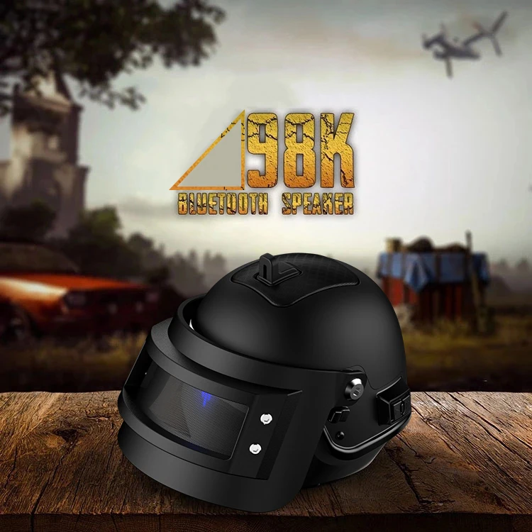 Bluetooth аудио новый креативный подарок трехуровневый шлем 98 K cannon тяжелый сабвуфер