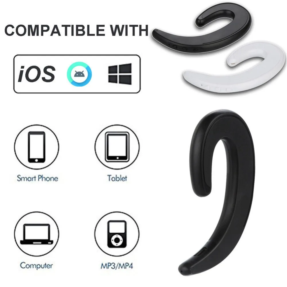 Спортивные Faddish K8 костной проводимости наушники Bluetooth гарнитура Hands Free