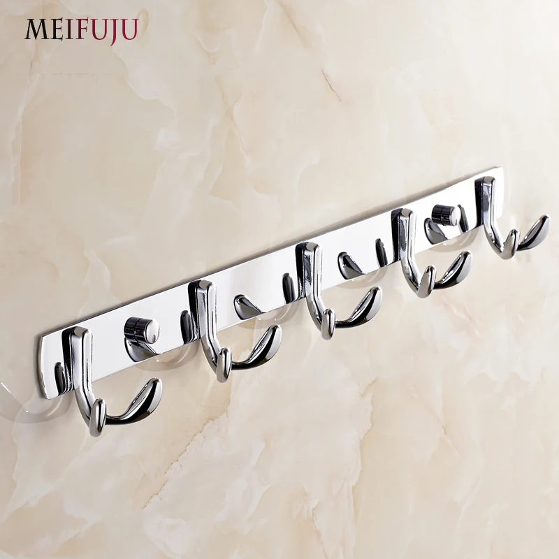 

High Quaity Wall Hook Perchero Pared Gancho De Parede Bathroom Accessories Coat Hooks Hanger Clothes Rack Hangers Door Robe