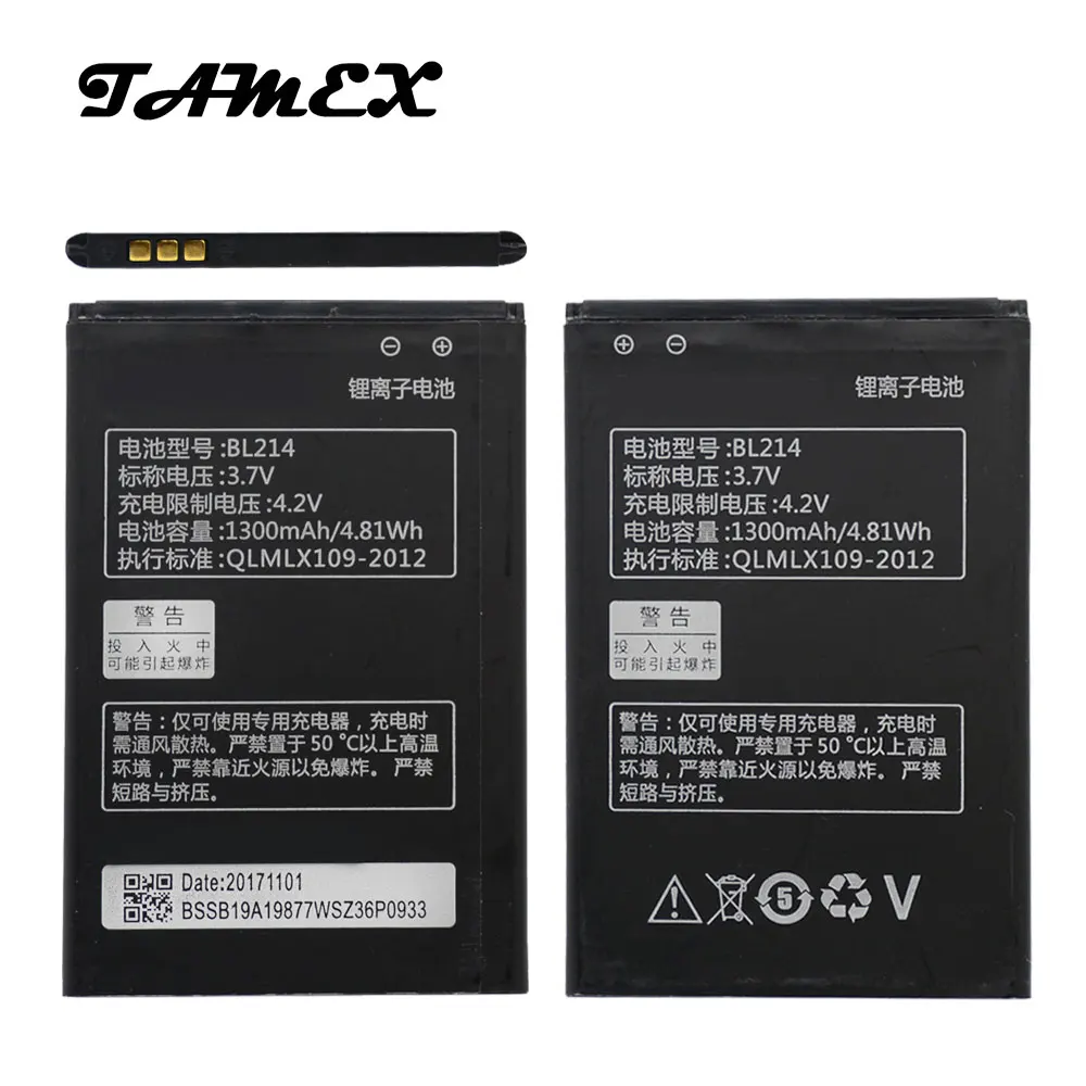 BL214 литий-ионная сменная батарея для Lenovo A300T A269I A208t A218t A269 A305E A316 A360E A316I 1300mAh