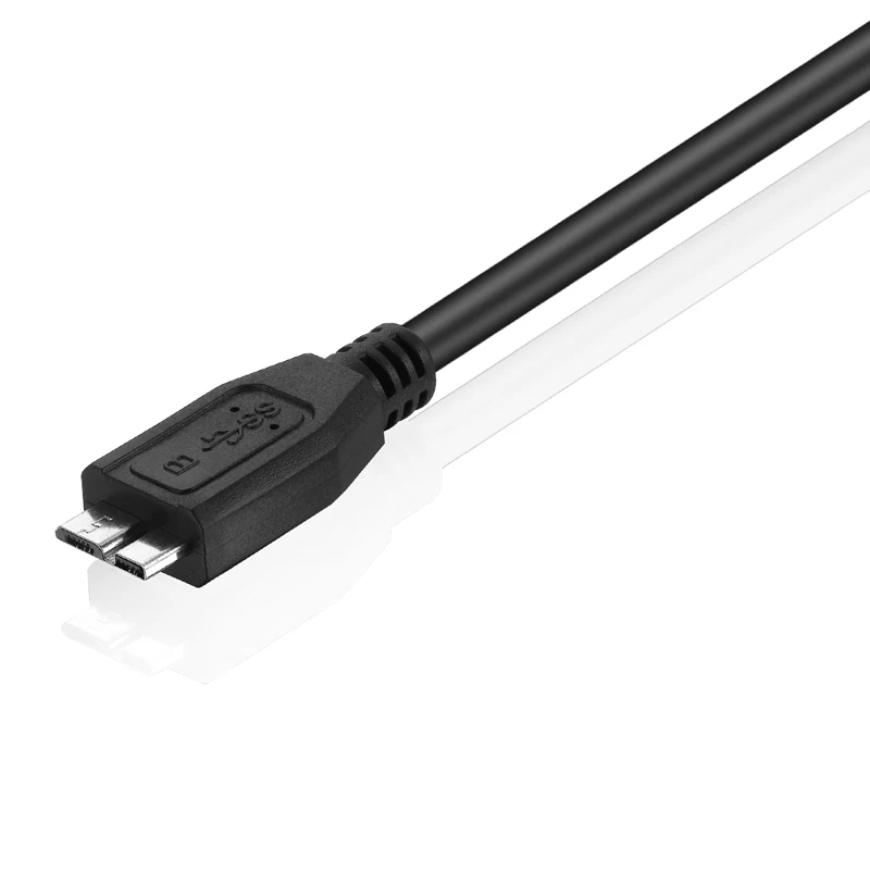 Bochara Micro USB 3,0 с usb-питанием кабель для передачи данных папа-папа Супер Скоростной Y сплиттер 2 в 1 кабель для передачи данных для HDD 60 см 100 см