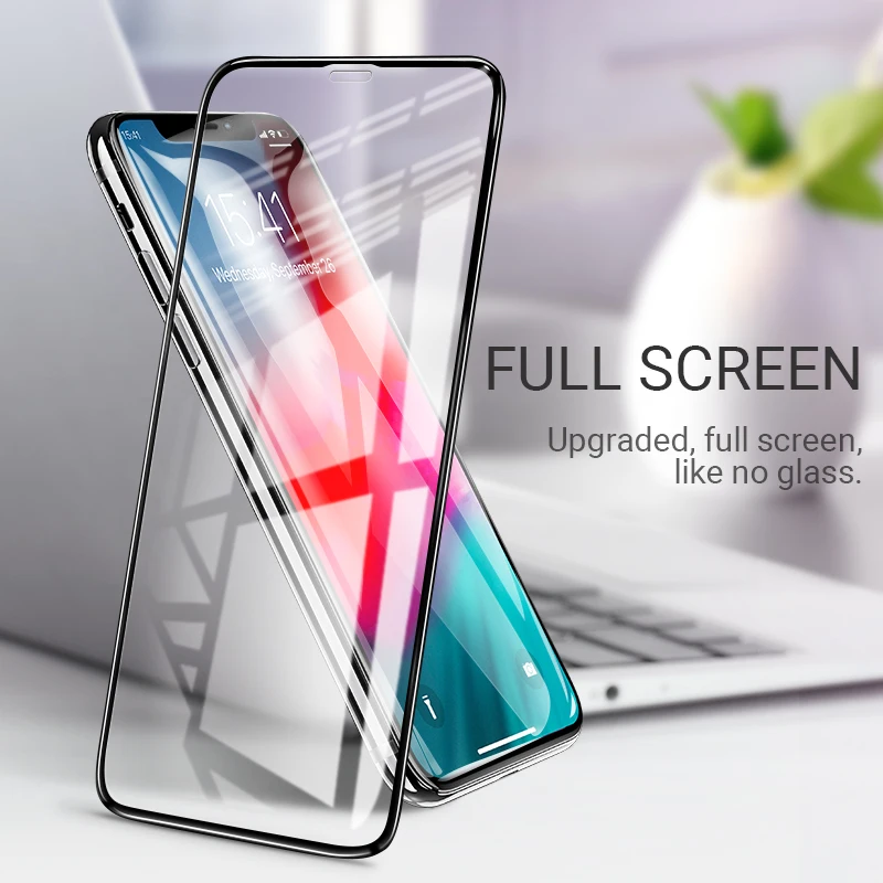 hoco закаленное стекло для 11 Pro Max X Xr Xs защита экрана против отпечатков пальцев