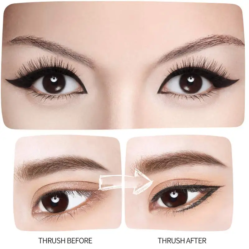 Водостойкая Подводка для глаз жидкий карандаш длинная ручка со стойкими