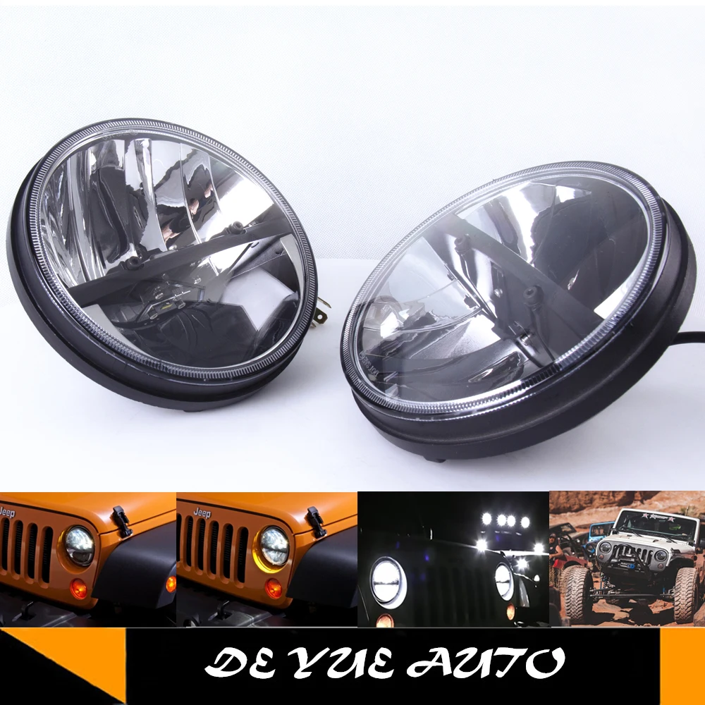 Для Land Rover Defender Suzuki Samurai jimmy 7 дюймов hi ближний свет 65 Вт IP68 Светодиодный фонарь с