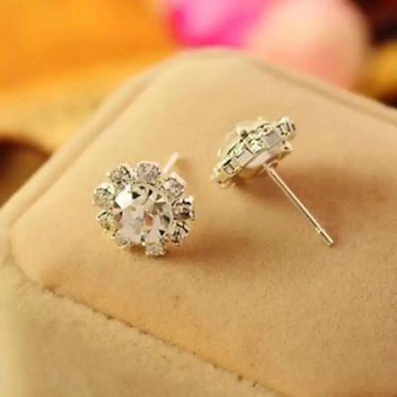 Pendientes mujer серьги для женщин Снежинка orecchini aretes Стразы ювелирные изделия
