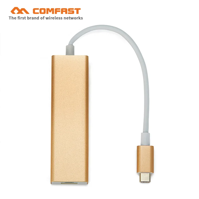 100/1000 м сетевой адаптер + концентратор usb3.0 гигабит Ethernet порт костюм для новой MAC book
