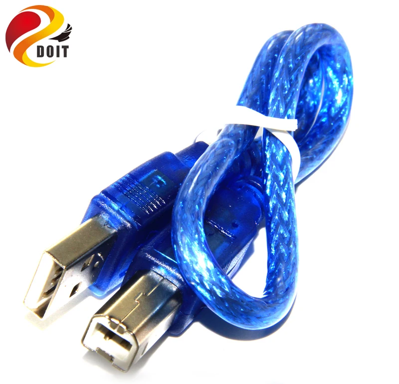 USB светло синяя линия печати Uno R3 Mega 2560 30 см выделенная печати|Детали и аксессуары|