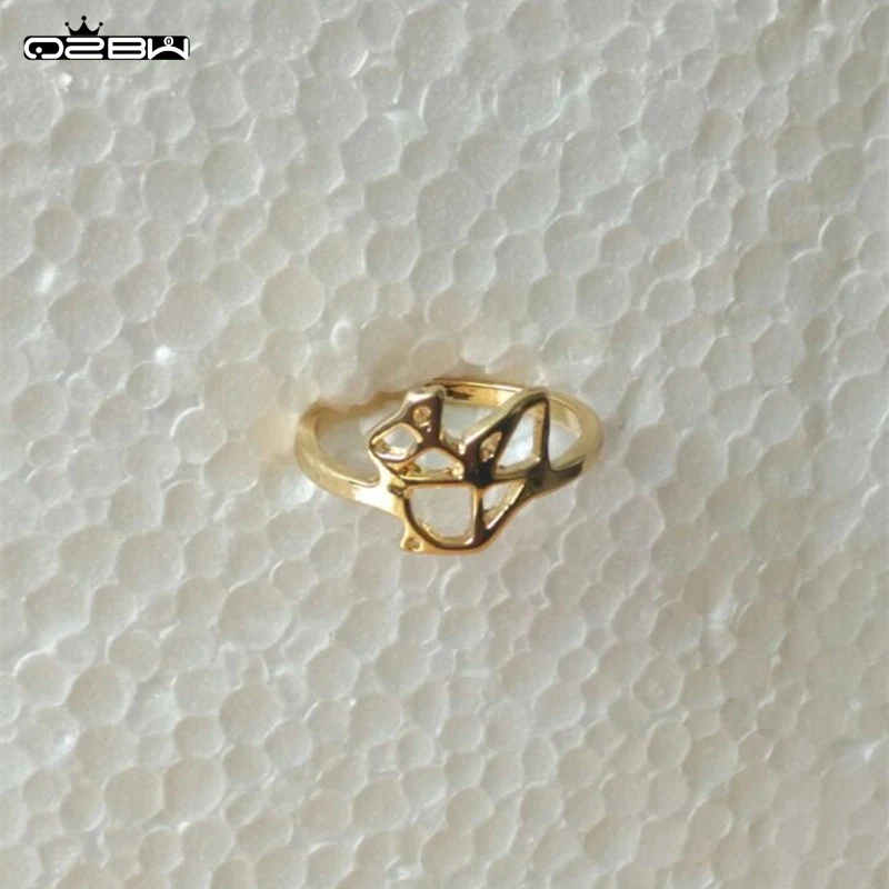 Мультфильм Белка Орех FingersRings Женщины Красочные Имитация Anel Девушки Boho Ювелирные