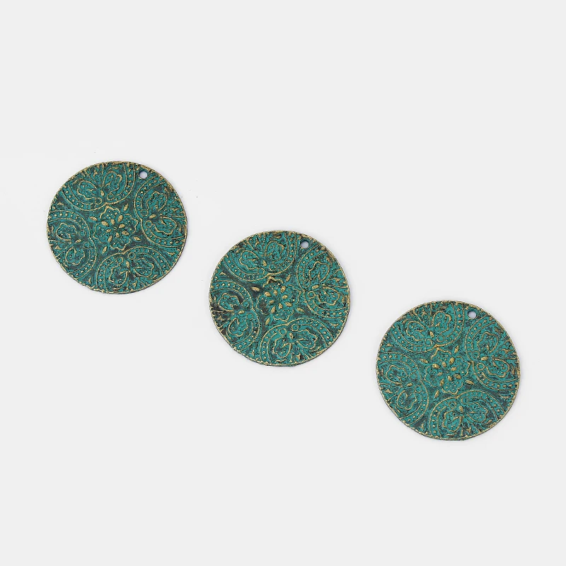 

5pcs Large Antique Greek Bronze Verdigris Patina Butterfly Charms Pendants Jewelry Findings 40mm