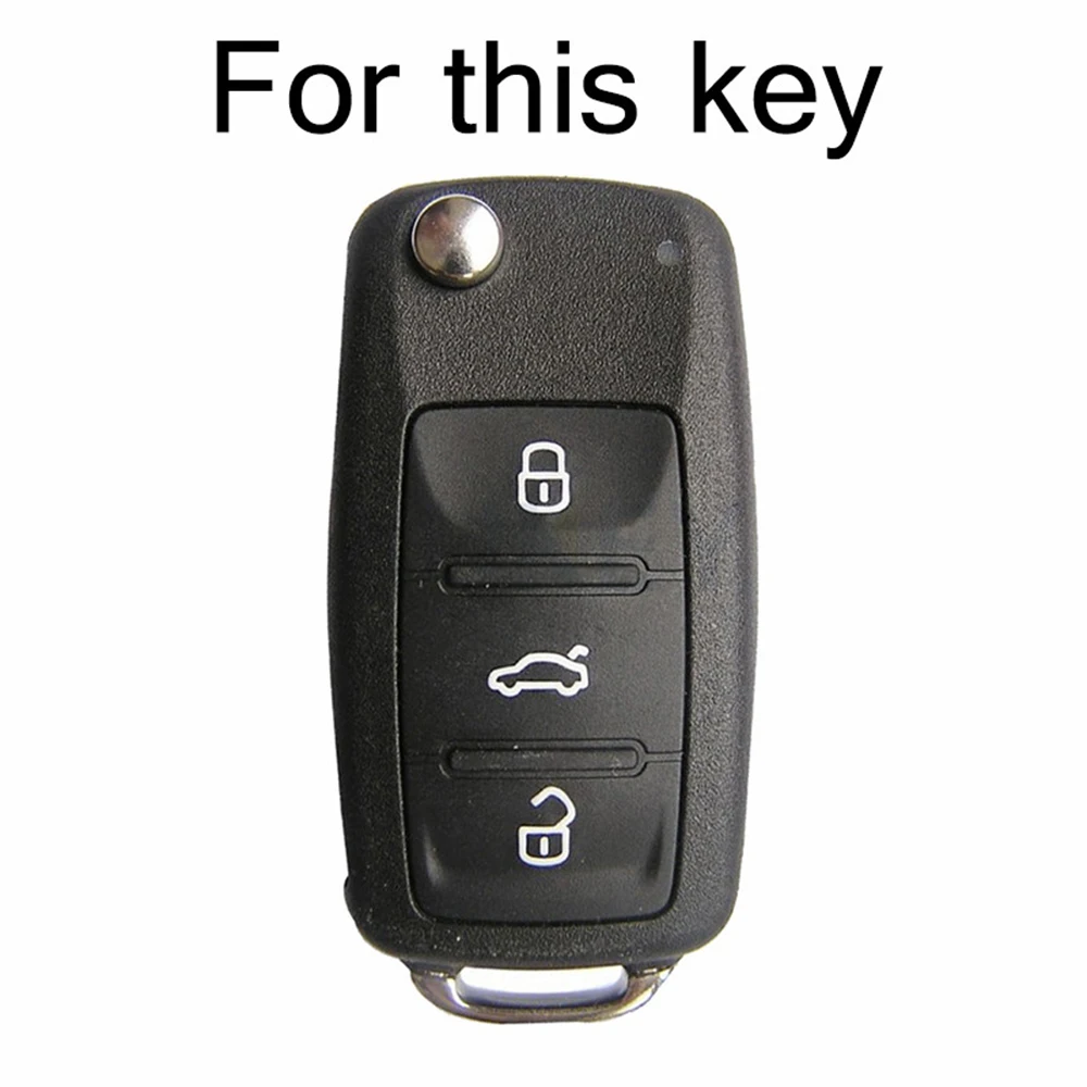 Силиконовый чехол для дистанционного ключа для SKODA Fabia Octavia Superb SEAT Leon Toledo Altea Ibiza для VW Golf Polo Bora Beetle