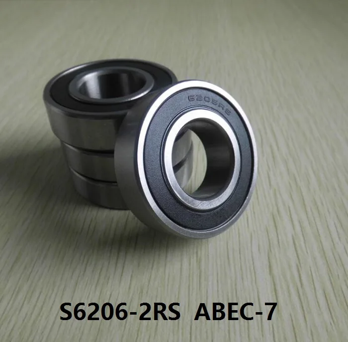 S6206-2RS S6206 2RS RS 30x62x16 mm ABEC-7 Stainless Steel hy