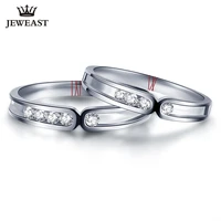 white 18k gold diamond ring lovers rings wedding ring nature diamond genuine jewelry exquisite jewelry support wholesaleization