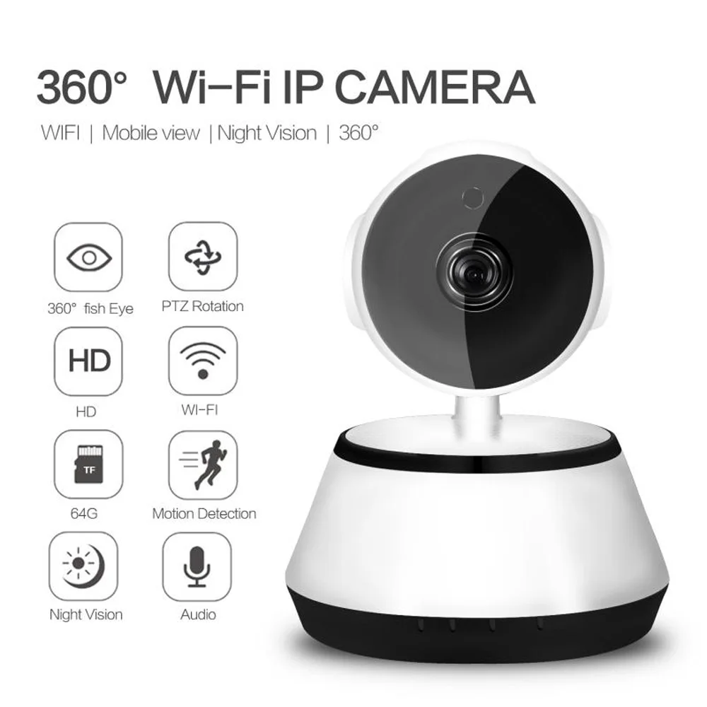 3 6 мм Высокое разрешение COMS беспроводная Wi Fi камера pet baby мониторинг сетевая