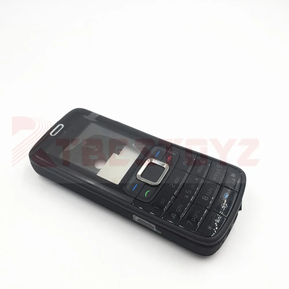 Для Nokia 3110 3110C Корпус Лицевая панель рамка чехол+ задняя крышка/крышка батарейного отсека с английской клавиатурой 10 шт./партия
