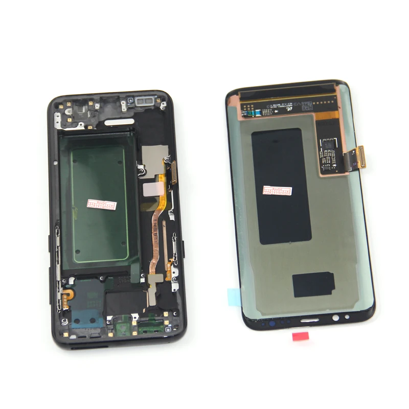 AMOLED дисплей для SAMSUNG S8 lcd+ сенсорный экран дигитайзер Замена для SAMSUNG Galaxy S8 Plus ЖК-экран с рамкой