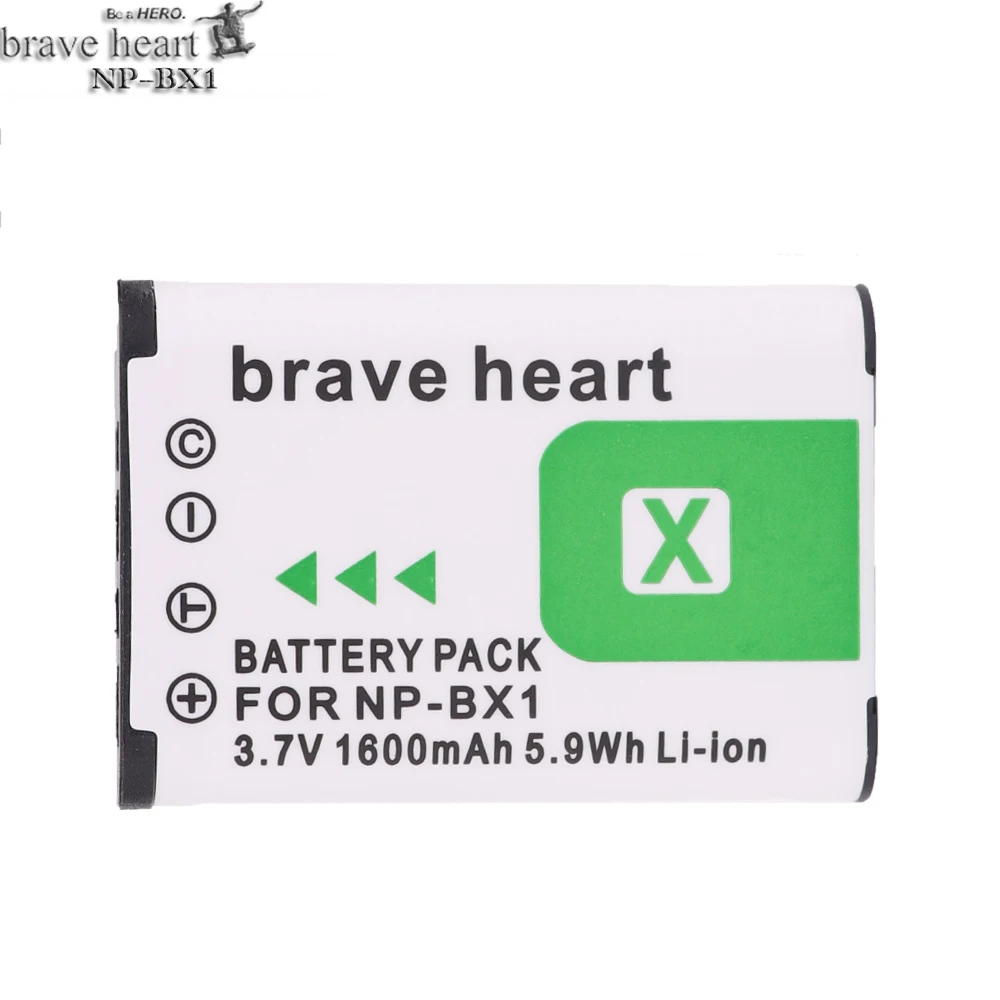 Brave сердце 10x Bateria NP BX1 NPBX1 батарея для sony DSC RX100 HDR AS15 HX400 WX350 AS30V AS100V H400|np-bx1 battery|battery for