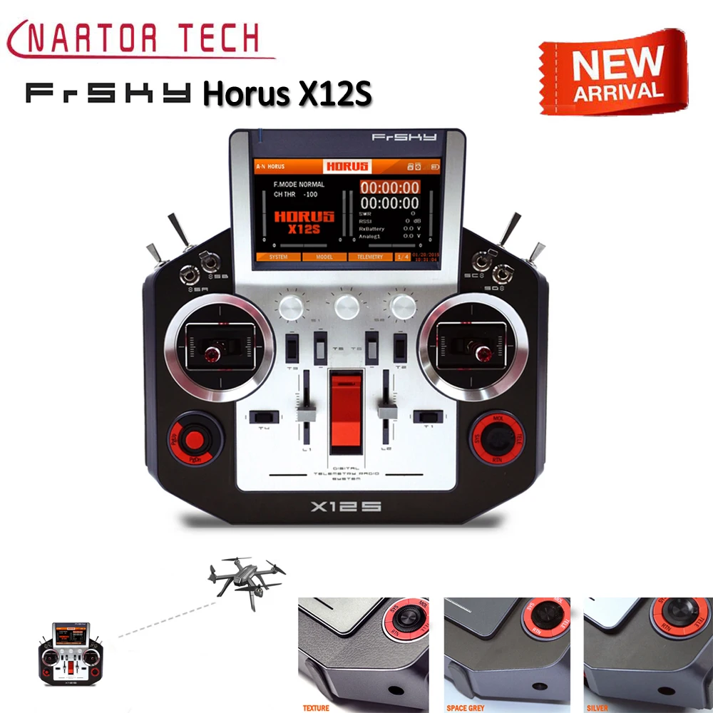 Новое поступление FrSky Taranis Horus X12S 2 4 ГГц 6 осевые датчики передатчика Встроенный gps