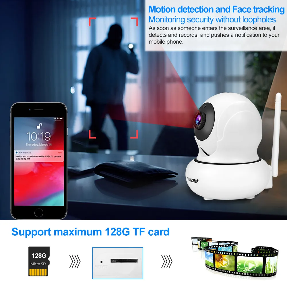 Wanscam IP камера 1080P Сеть wifi беспроводная камера видеонаблюдения ночное видение открытый детский монитор мини видеокамера