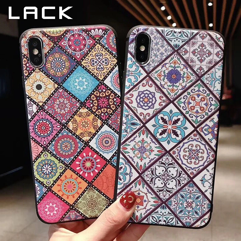 Чехол LACK Colorful Palace Flower для телефона iphone 11 11Pro Max XS X XR 6 6S 7 8 Plus ретро чехлы с