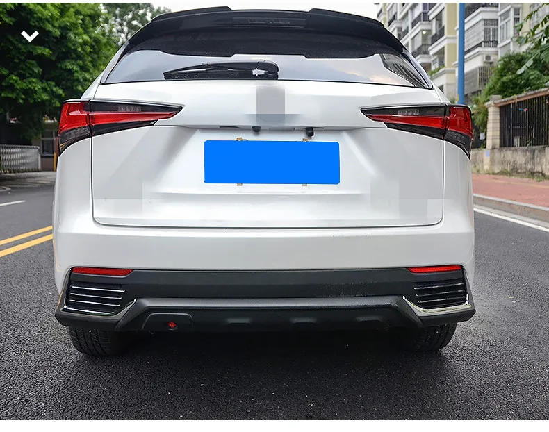 Для серии Lexus NX NX300H NX200T 2015-2018 модификация задняя выхлопная полоса яркая украшение