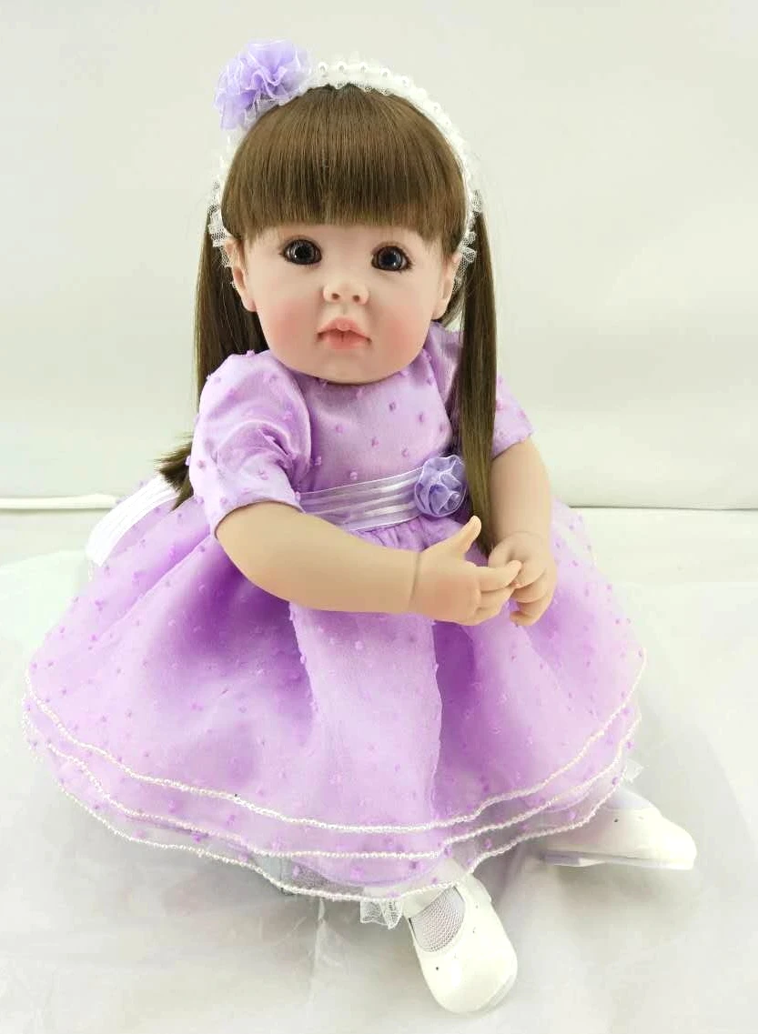 

Кукла реборн Реалистичная из мягкого силикона, 19 дюймов, 50 см