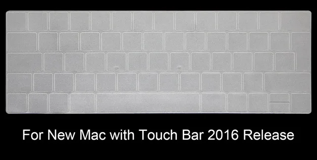 New Pro 13 A1706 Для Apple Macbook Air Pro с retina 11 12 13 15 17 Сенсорная панель 13,3 15,4 чехол для клавиатуры Евро европейская версия - Цвет: New Pro 13 A1706