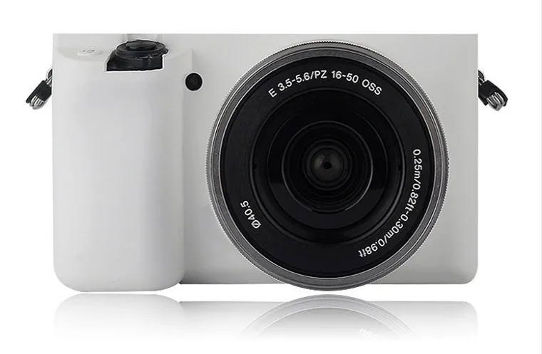 Ене TTY JM силиконовой резины Камера сумка тела защитный чехол для sony A5100/A5000 A6000 A6300 A6400 Камера защиты рукава
