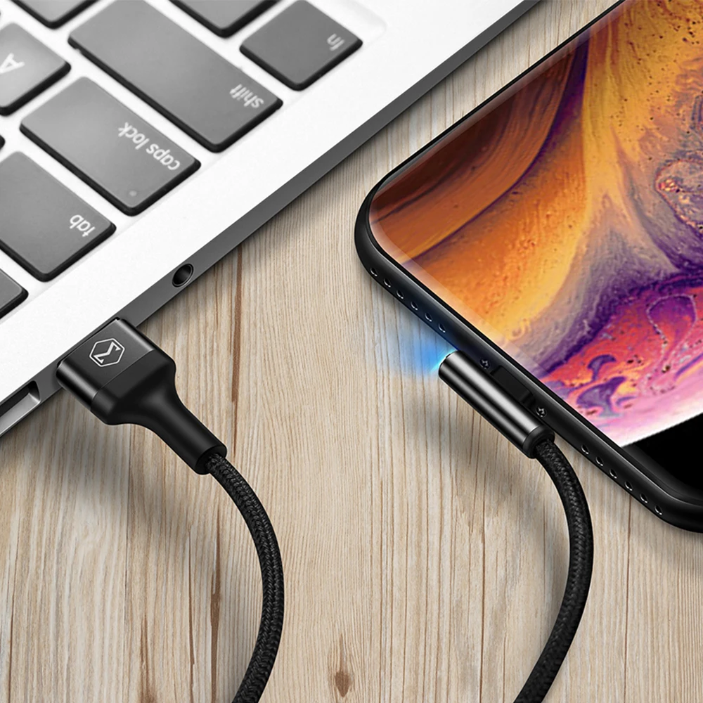 USB-кабель Mcdodo 90 градусов для iPhone X Xs Max XR | Мобильные телефоны и аксессуары