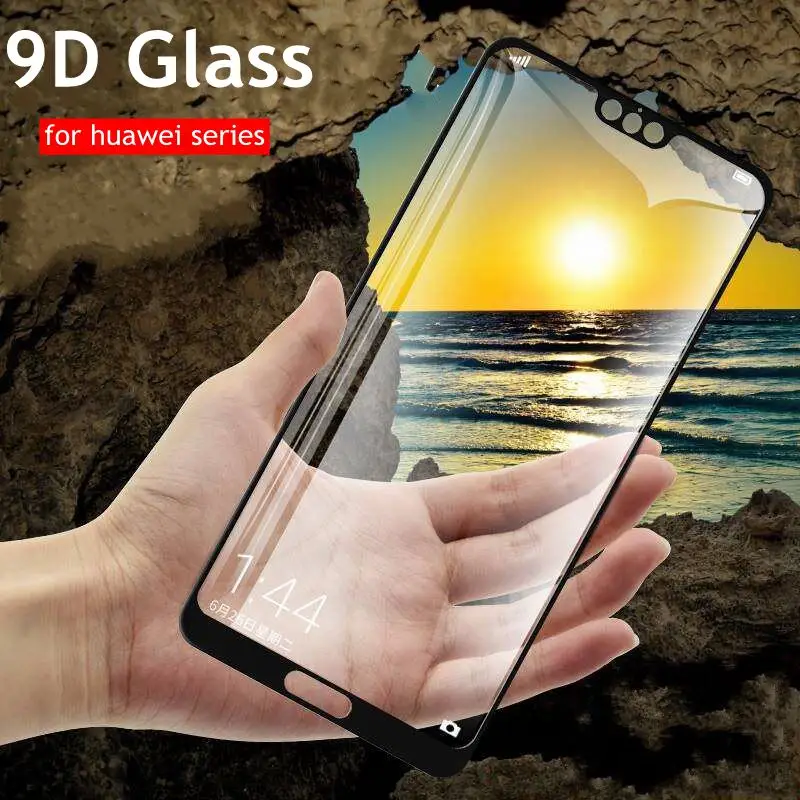 2 шт./лот 9D Защитная пленка для экрана huawei p20 lite p30 pro y6 y7 y9 p smart 2019 HD Стекло чехол Huawei