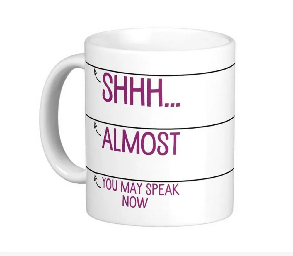 Вы можете говорить сейчас MHigh качество белый кофе кружки чай кружка настроить