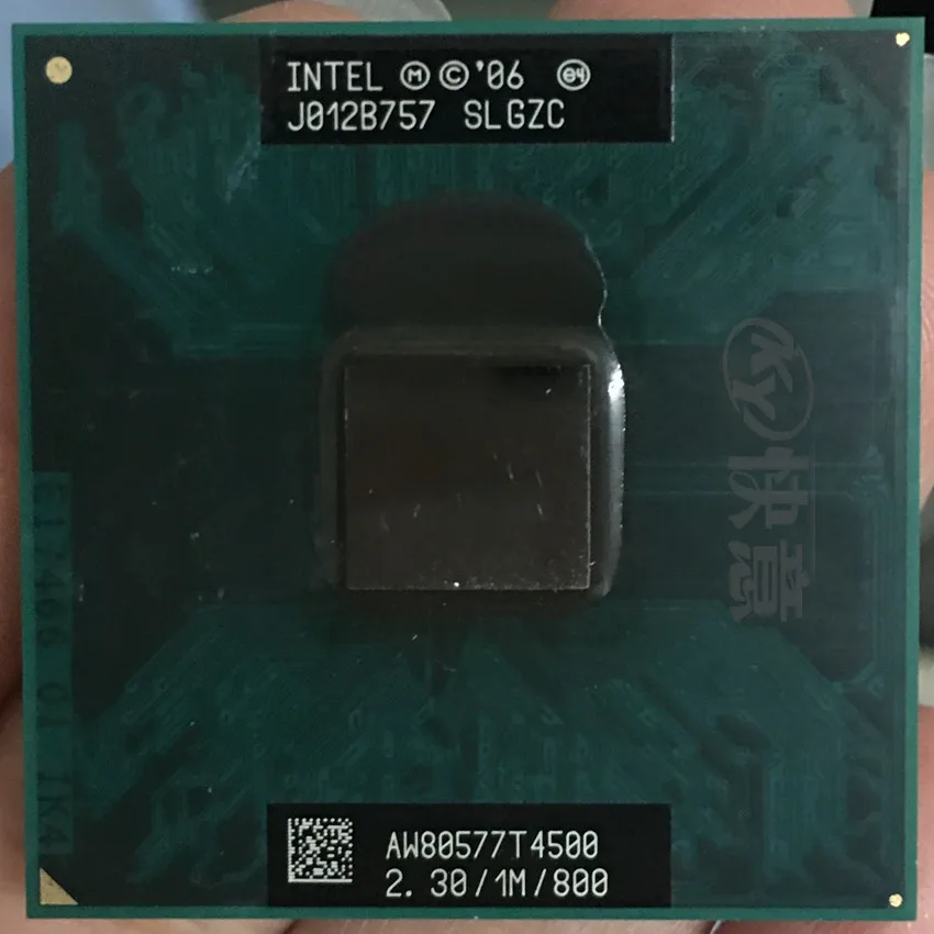 Оригинальный процессор Intel Pentium T4500 (1 Мб кэш памяти 2 30 ГГц 800 МГц FSB) 35 Вт для