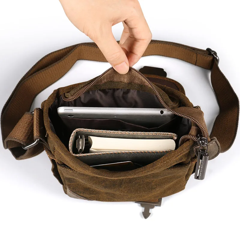 2022 многофункциональные мужские холщовые сумки Ruil через плечо в стиле ретро