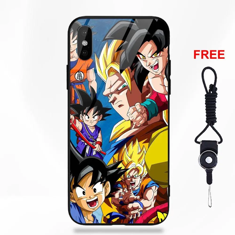 Vvcqod Dragon Ball Z Гофу Dbz для Apple iPhone 5 5C 5S SE 6 S 7 8 плюс X XS Max XR Мягкие TPU оправа закаленное