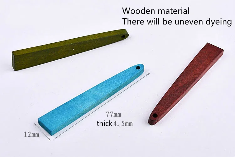 Серьги ручной работы из цельного дерева аксессуары деревянное ожерелье