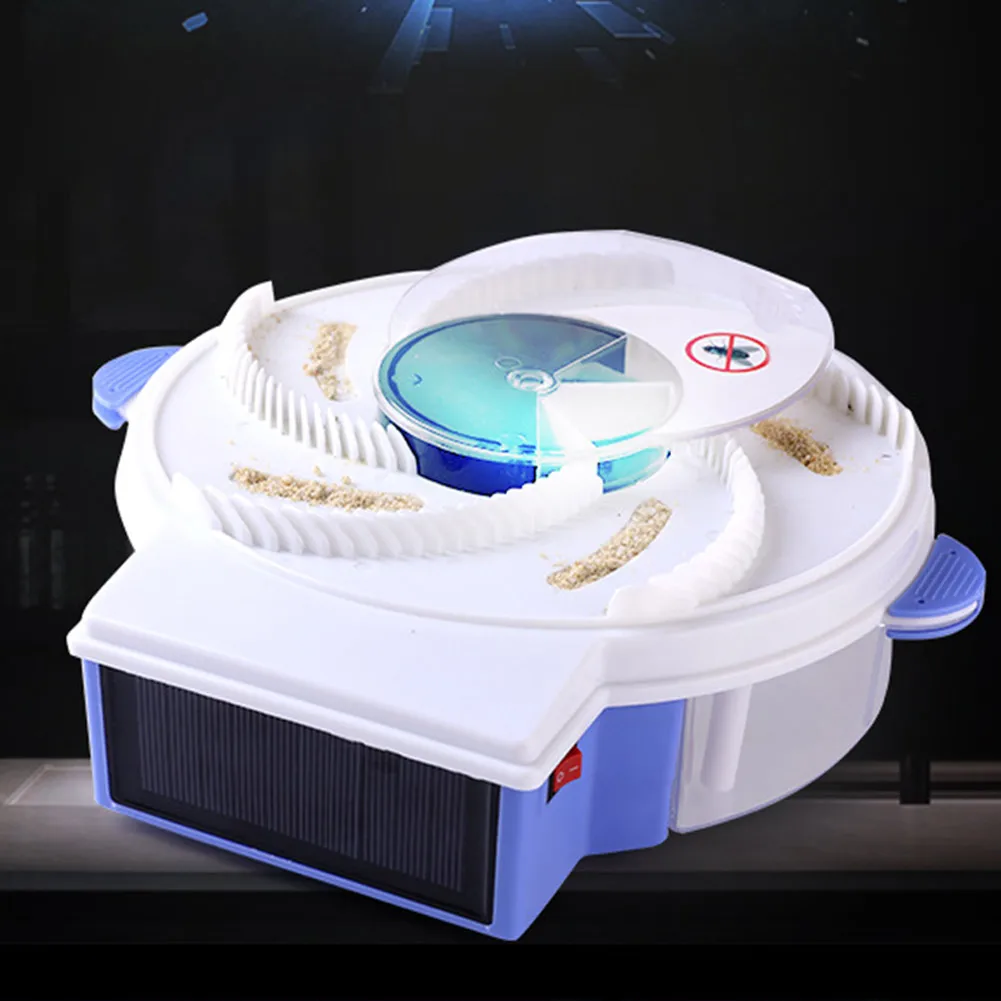 Автоматическая ловушка для насекомых и вредителей на солнечных батареях