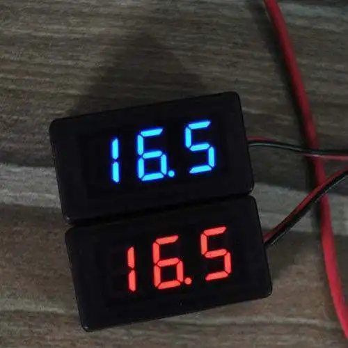 DC 1 7 25 v Qight LED водонепроницаемый монитор вольтметр цифровой батарея автомобильное